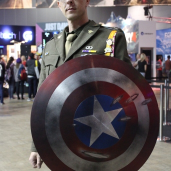 Captain America aka The TARDIS Guy